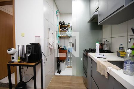 Cozinha e Área de Serviço de apartamento para alugar com 1 quarto, 29m² em Samambaia, Brasília