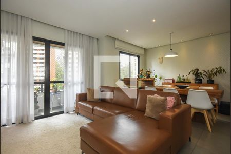 Sala de apartamento à venda com 3 quartos, 107m² em Vila Andrade, São Paulo