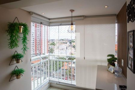 Varanda da Sala de apartamento à venda com 3 quartos, 64m² em Centro, Diadema