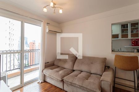 Sala de apartamento à venda com 2 quartos, 60m² em Vila Olímpia, São Paulo