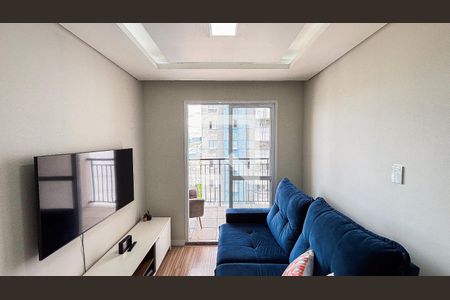 Sala - Sala de Jantar  de apartamento à venda com 2 quartos, 47m² em Vila Valparaíso, Santo André