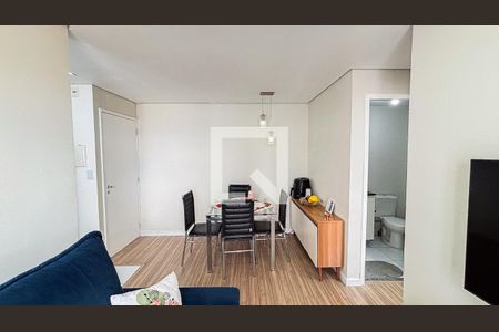 Sala - Sala de Jantar  de apartamento à venda com 2 quartos, 47m² em Vila Valparaíso, Santo André