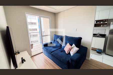 Sala - Sala de Jantar  de apartamento à venda com 2 quartos, 47m² em Vila Valparaíso, Santo André