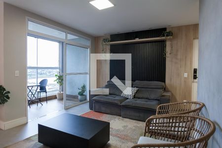 Sala de apartamento à venda com 3 quartos, 130m² em Alphaville - Lagoa dos Ingleses, Nova Lima