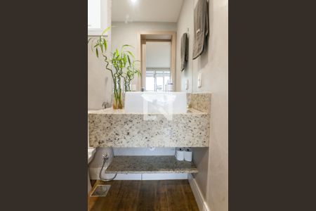 Lavabo de apartamento à venda com 3 quartos, 130m² em Alphaville - Lagoa dos Ingleses, Nova Lima