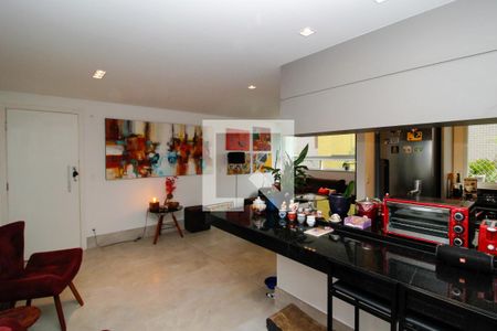 Sala de apartamento à venda com 2 quartos, 68m² em Sion, Belo Horizonte