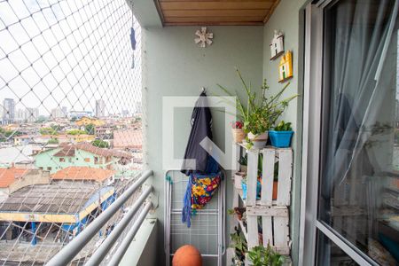 Varanda da Sala de apartamento à venda com 3 quartos, 68m² em Jardim das Flores, Osasco