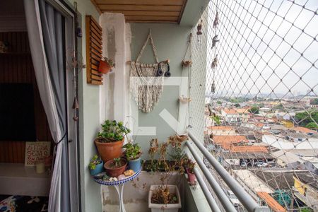 Varanda da Sala de apartamento à venda com 3 quartos, 68m² em Jardim das Flores, Osasco