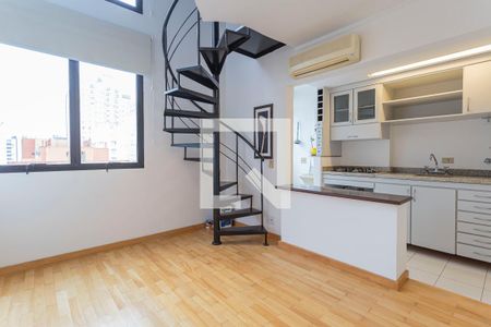 Sala de apartamento à venda com 1 quarto, 42m² em Vila Olímpia, São Paulo