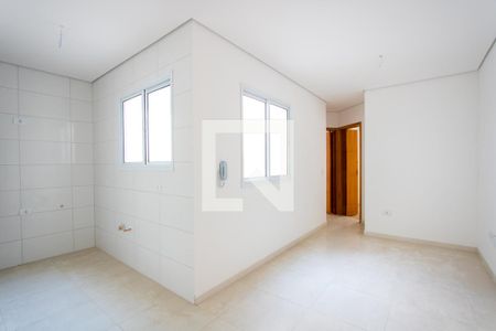 Sala de apartamento à venda com 2 quartos, 84m² em Vila Scarpelli, Santo André