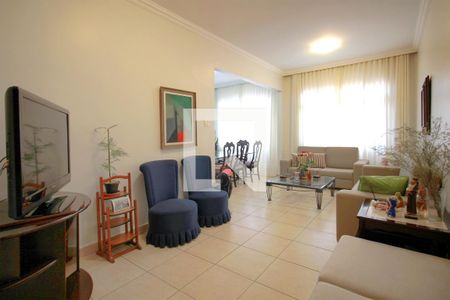 Sala de apartamento à venda com 3 quartos, 134m² em Anchieta, Belo Horizonte