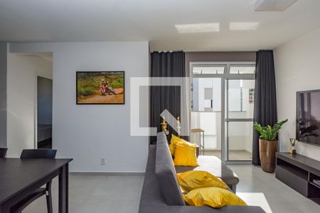 Sala de apartamento à venda com 2 quartos, 55m² em Buritis, Belo Horizonte