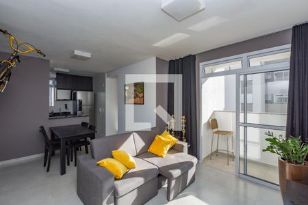 Sala de apartamento à venda com 2 quartos, 55m² em Buritis, Belo Horizonte