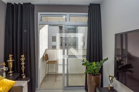 Varanda da Sala de apartamento à venda com 2 quartos, 55m² em Buritis, Belo Horizonte