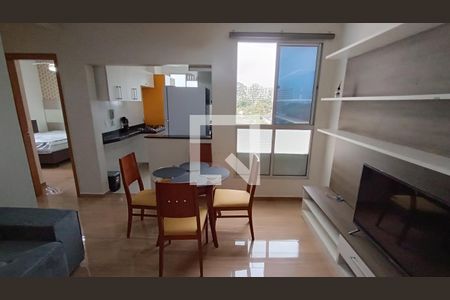 Sala de apartamento para alugar com 2 quartos, 47m² em Jardim America, Sorocaba