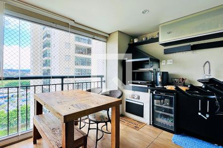 Varanda Gourmet de apartamento à venda com 2 quartos, 95m² em Jardim Flor da Montanha, Guarulhos