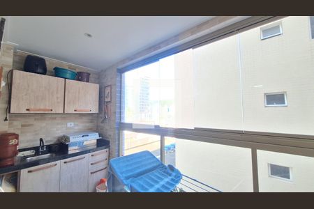 Varanda gourmet de apartamento para alugar com 2 quartos, 70m² em Canto do Forte, Praia Grande