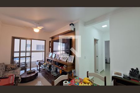 Sala de apartamento para alugar com 2 quartos, 70m² em Canto do Forte, Praia Grande