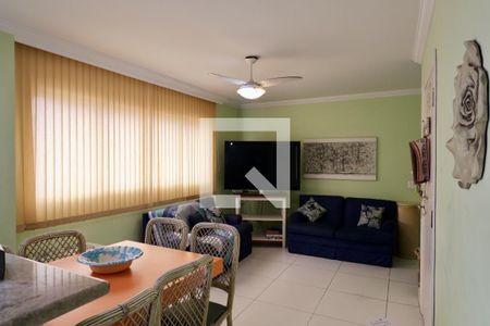 Sala de apartamento para alugar com 1 quarto, 98m² em Pitangueiras, Guarujá