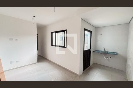 Sala / cozinha de apartamento à venda com 2 quartos, 46m² em Vila Príncipe de Gales, Santo André