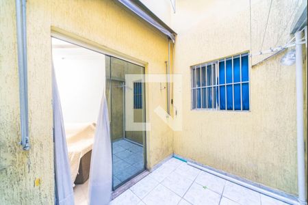 Varanda da Sala de apartamento à venda com 2 quartos, 54m² em Vila Linda, Santo André