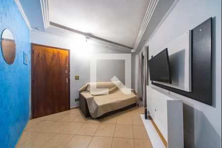 Sala de apartamento à venda com 2 quartos, 54m² em Vila Linda, Santo André