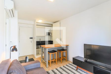 Sala de apartamento à venda com 1 quarto, 36m² em Cidade Monções, São Paulo