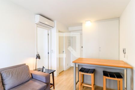 Sala de apartamento à venda com 1 quarto, 36m² em Cidade Monções, São Paulo