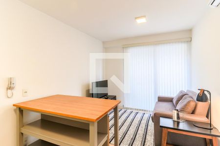 Sala de apartamento à venda com 1 quarto, 36m² em Cidade Monções, São Paulo