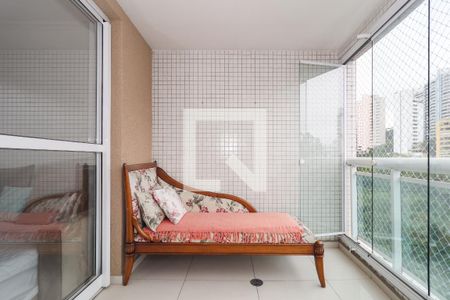 Varanda da Sala de apartamento à venda com 3 quartos, 74m² em Vila Andrade, São Paulo