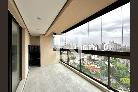 Varanda  de apartamento à venda com 3 quartos, 143m² em Brooklin, São Paulo