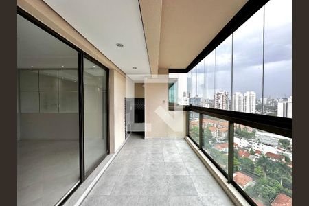 Varanda  de apartamento à venda com 3 quartos, 143m² em Brooklin, São Paulo