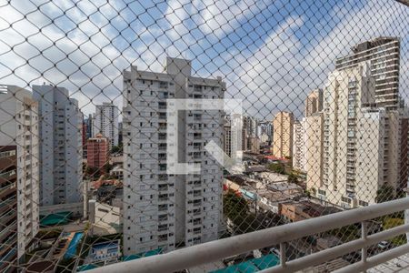 Varanda vista de apartamento à venda com 1 quarto, 40m² em Vila Olímpia, São Paulo