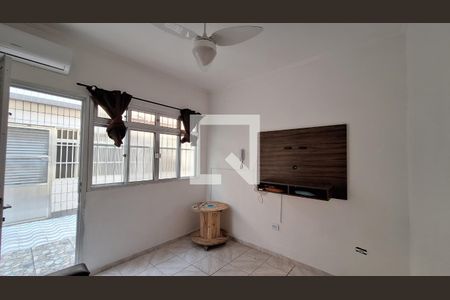 Sala  de apartamento para alugar com 1 quarto, 40m² em Canto do Forte, Praia Grande