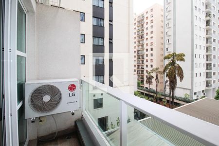 Varanda de apartamento à venda com 1 quarto, 45m² em Indianópolis, São Paulo