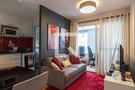 Sala de apartamento à venda com 1 quarto, 38m² em Bela Vista, São Paulo