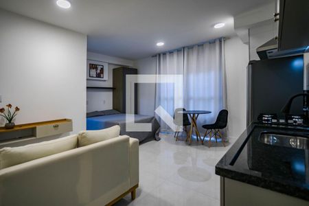 Sala de kitnet/studio para alugar com 1 quarto, 23m² em Centro, Mogi das Cruzes