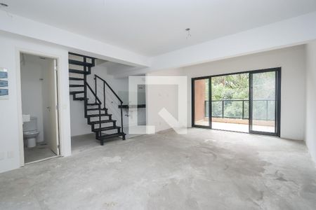 Sala de apartamento à venda com 1 quarto, 84m² em Vila Progredior, São Paulo