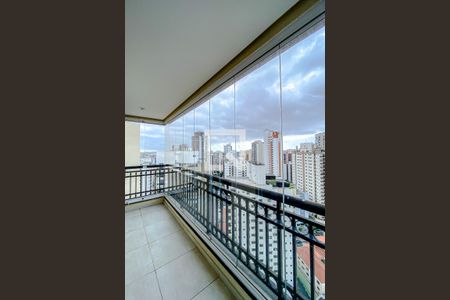 Varanda da Sala de apartamento para alugar com 1 quarto, 50m² em Vila Regente Feijó, São Paulo