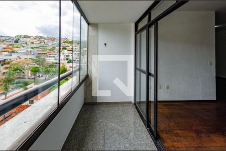 Varanda de apartamento para alugar com 3 quartos, 105m² em São Bento, Belo Horizonte