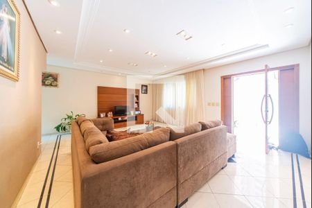 Sala de casa à venda com 3 quartos, 317m² em Vila Homero Thon, Santo André