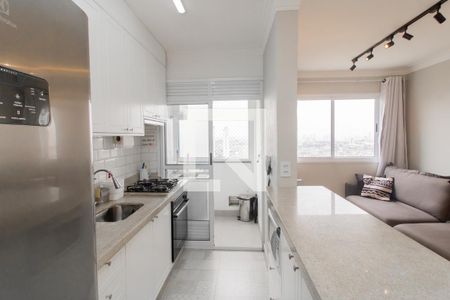 Sala/Cozinha de apartamento à venda com 2 quartos, 50m² em Cangaiba, São Paulo