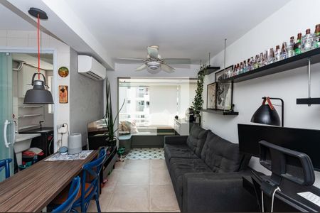 Sala de apartamento à venda com 1 quarto, 42m² em Pompeia, São Paulo