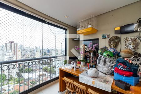 Varanda Gourmet de apartamento à venda com 3 quartos, 126m² em Santa Teresinha, São Paulo