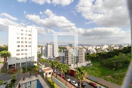 Vista da sala de apartamento à venda com 2 quartos, 49m² em Cabral, Contagem