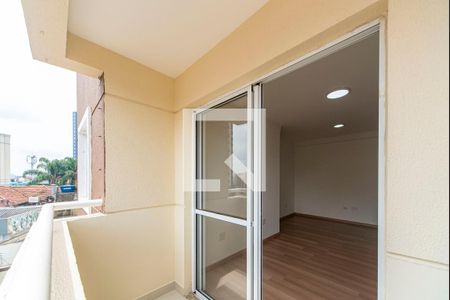 Varanda da Sala de apartamento para alugar com 2 quartos, 57m² em Vila Assunção, Santo André