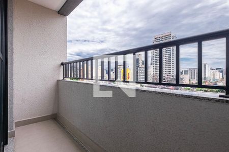 Studio - Varanda de kitnet/studio para alugar com 1 quarto, 25m² em Pinheiros, São Paulo