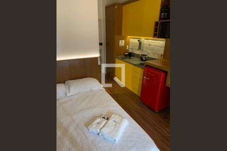 Sala/Quarto/Cozinha de kitnet/studio para alugar com 1 quarto, 25m² em Chácara Santo Antônio (Zona Sul), São Paulo