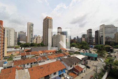 Vista da Varanda de apartamento à venda com 1 quarto, 95m² em Vila Olímpia, São Paulo