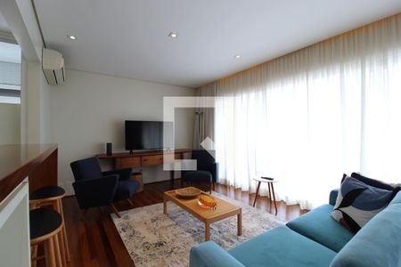 Sala de apartamento à venda com 1 quarto, 95m² em Vila Olímpia, São Paulo